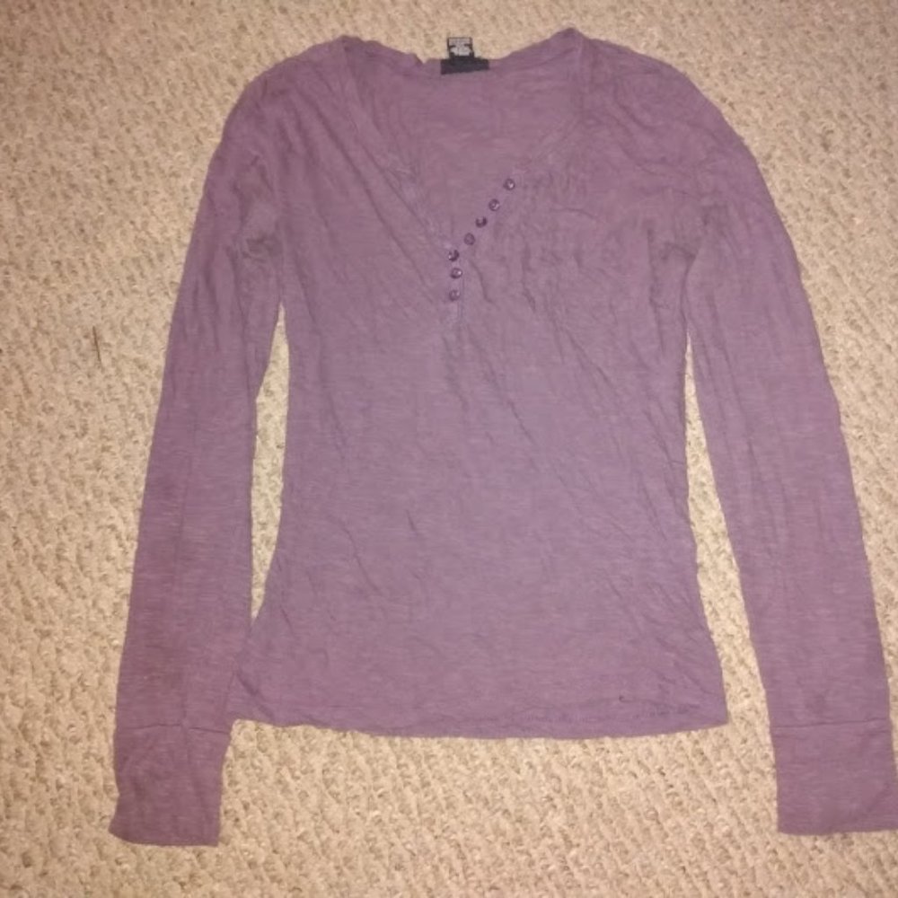 Purple Long sleeve T-shirt